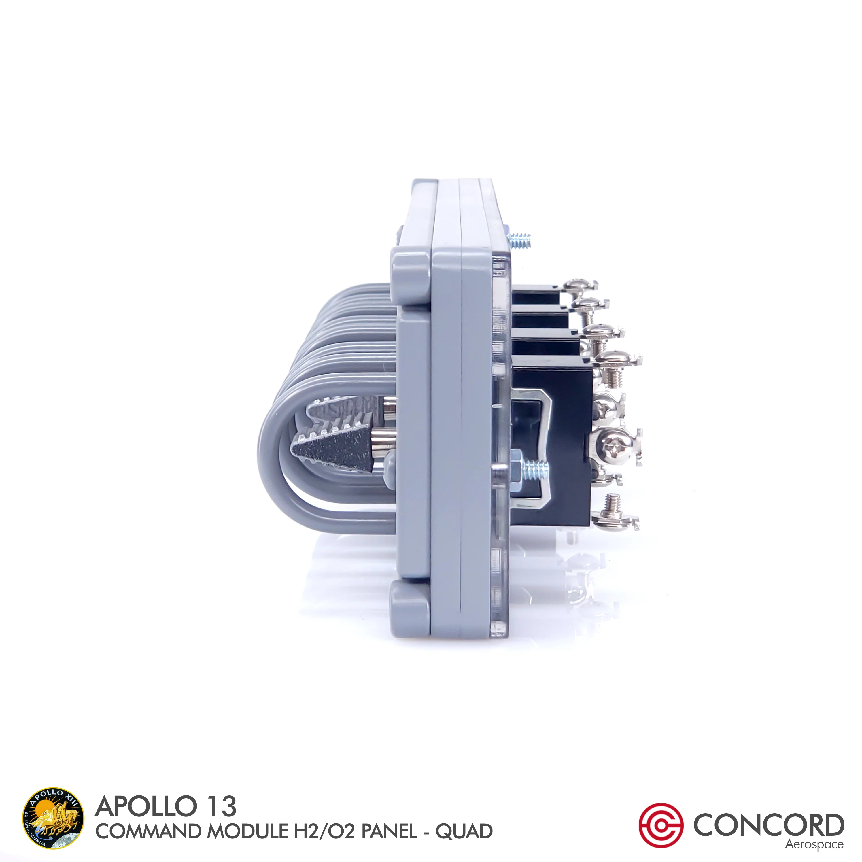 APOLLO13 COMMAND MODULE H2/O2 FANS QUAD SWITCH PANEL - Image 4