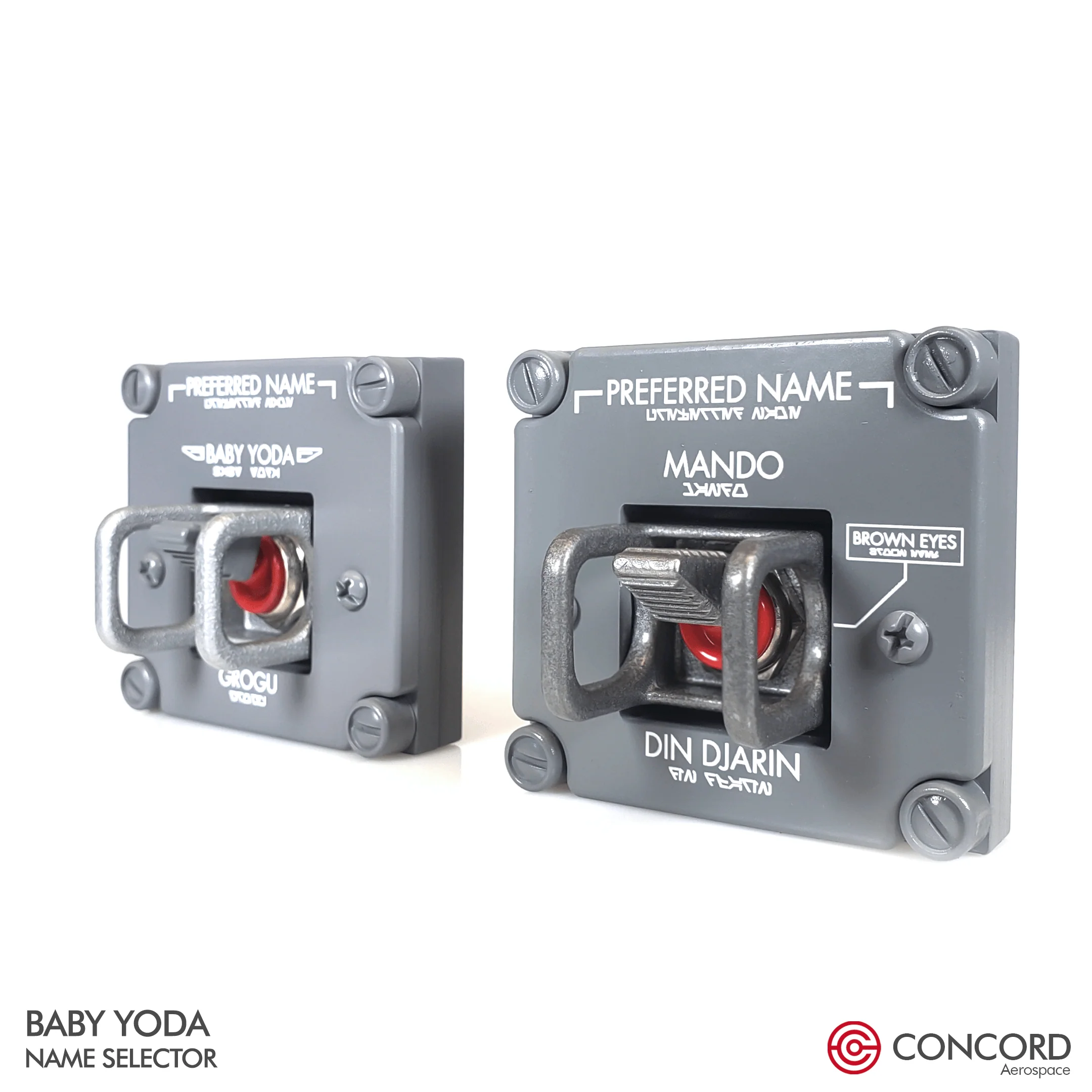 BABY YODA & MANDO NAME SELECTOR SET - Image 3