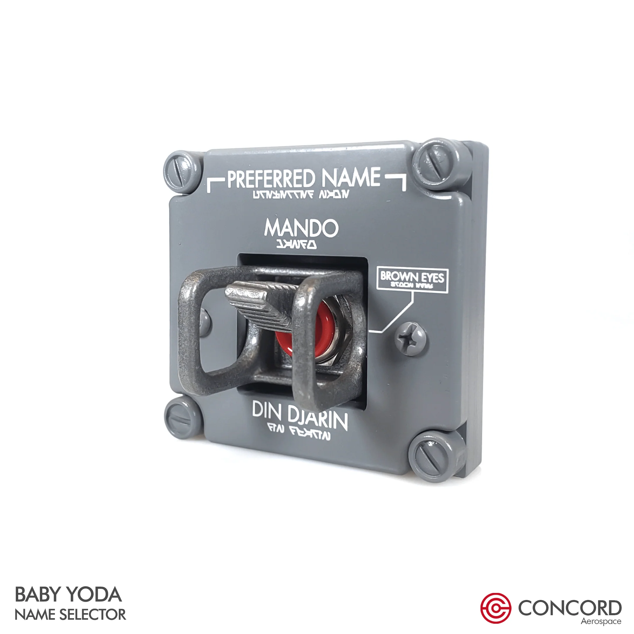BABY YODA & MANDO NAME SELECTOR SET - Image 8