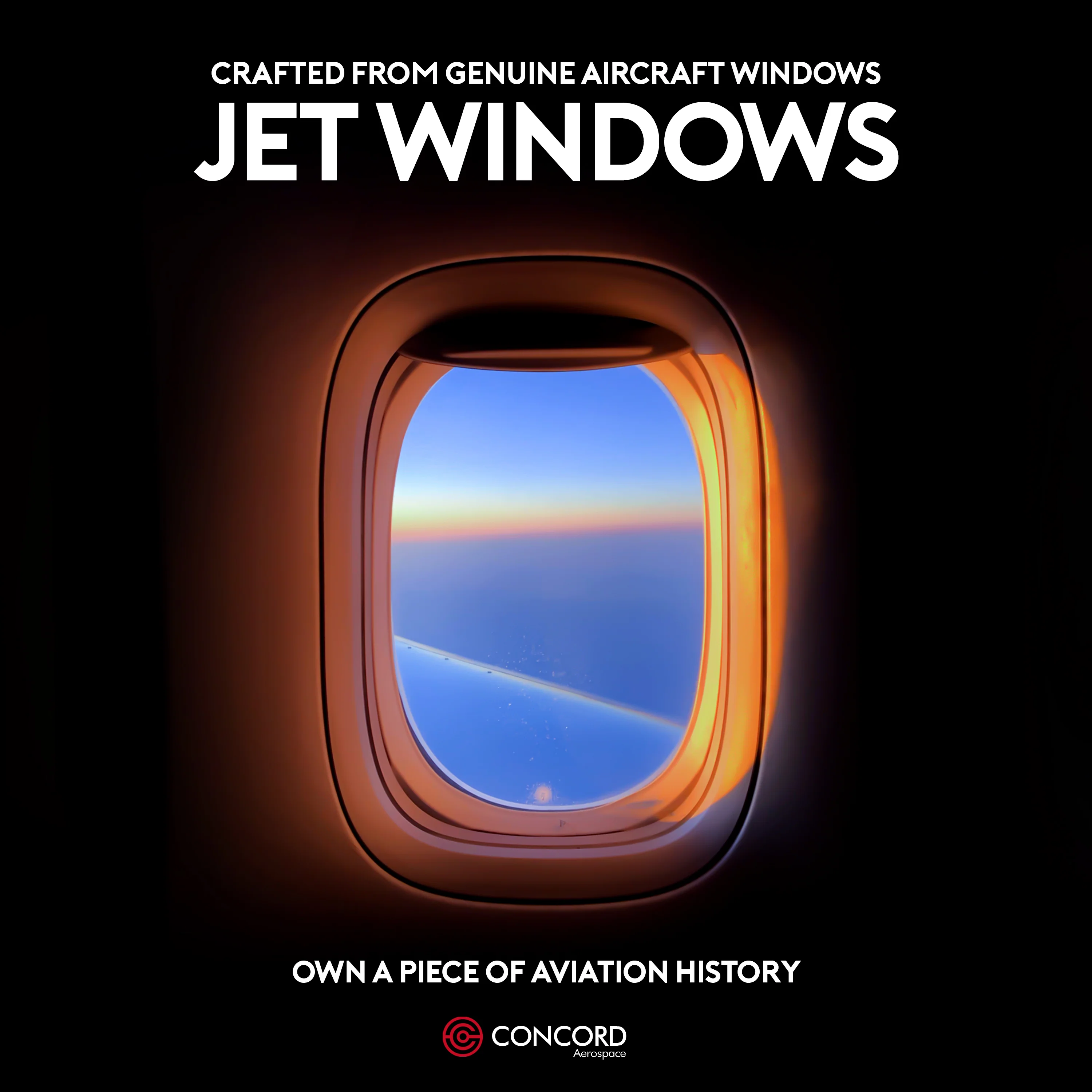JET WINDOWS - PICTURE FRAMES CRAFTED FROM GENUINE AIRCRAFT WINDOWS - Image 4
