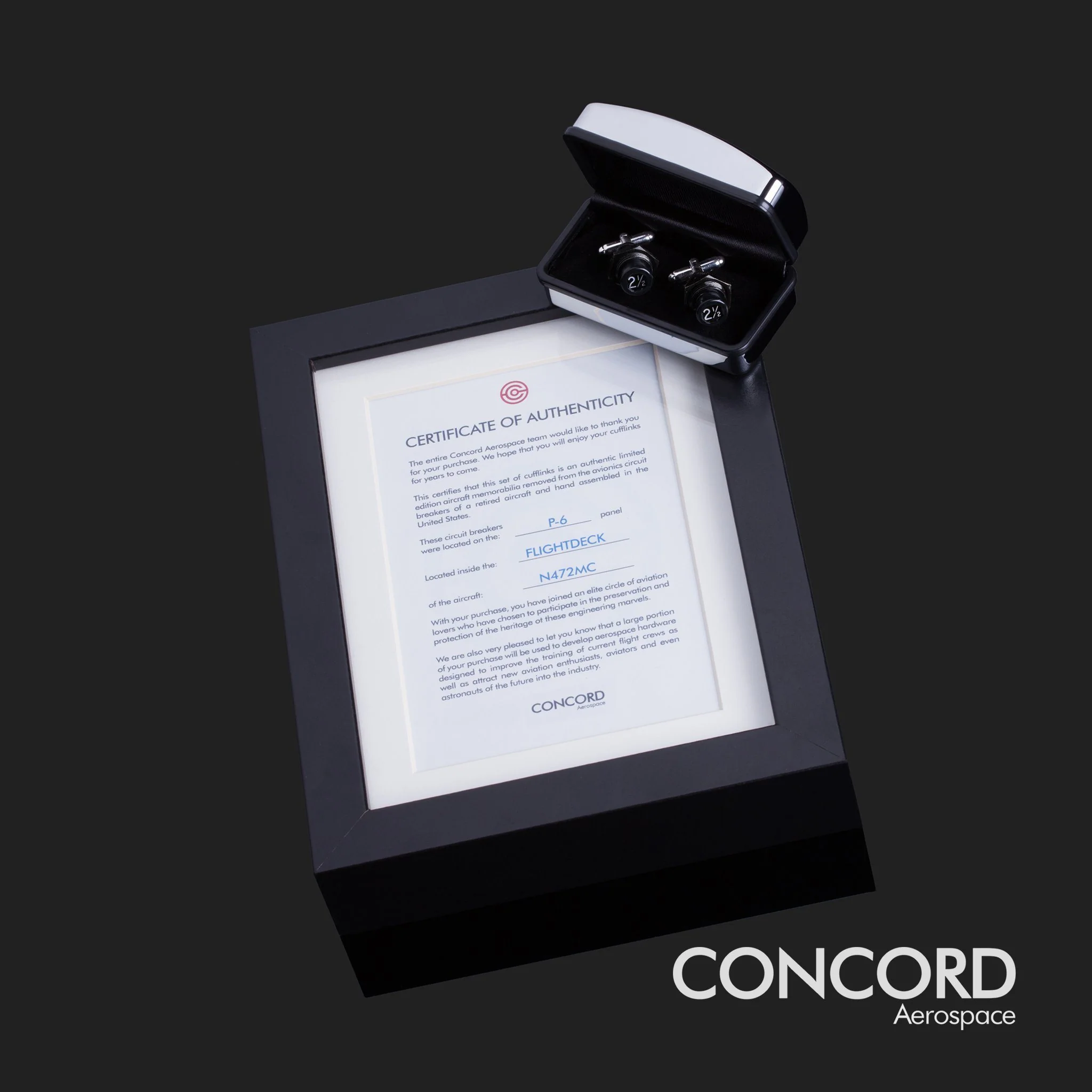 JET CUFFLINKS - CRAFTED FROM THE MIGHTY BOEING 747 - Image 8