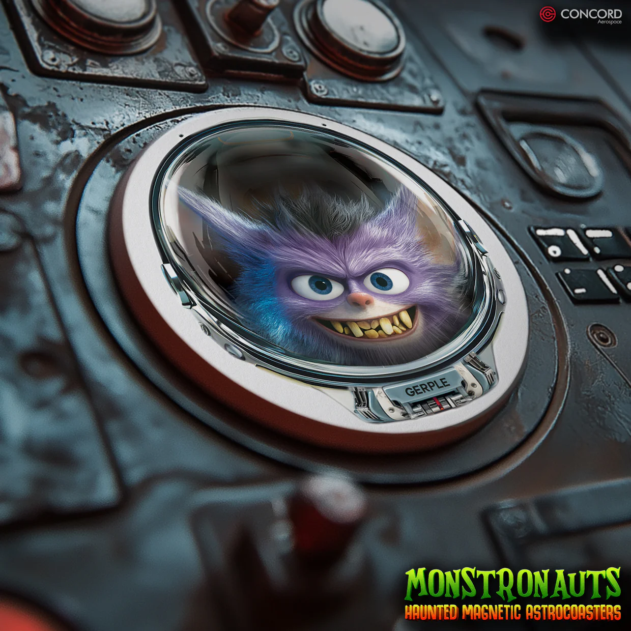 MONSTRONAUTS HAUNTED MAGNETIC ASTROCOASTERS - Image 34