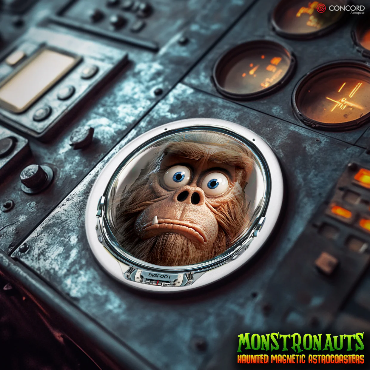MONSTRONAUTS HAUNTED MAGNETIC ASTROCOASTERS - Image 38